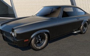Black Chevrolet Vega wallpaper