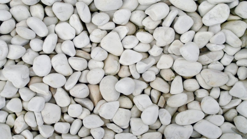 White Pebbles wallpaper