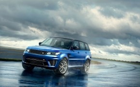 Gorgeous Blue Range Rover wallpaper