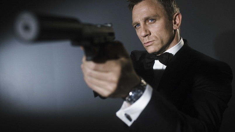 Daniel Craig as James Bond 007 wallpaper