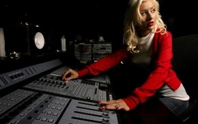 Christina Aguilera Music Studio wallpaper