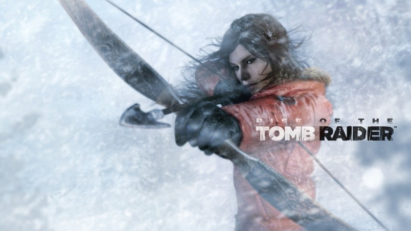 Lara Croft Rise of The Tomb Raider Bow and Arrow wallpaper