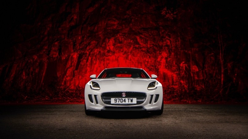 Jaguar F Type White wallpaper