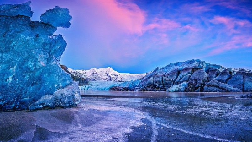 Vatna Glacier Icelend wallpaper