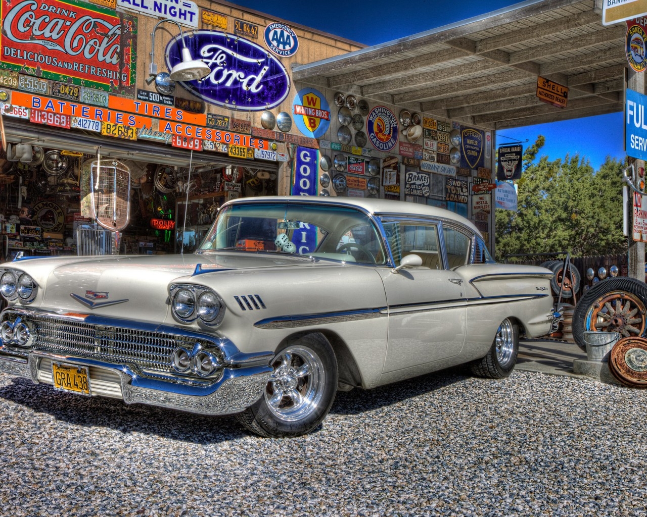 1958 Classic Chevy for 1280 x 1024 resolution