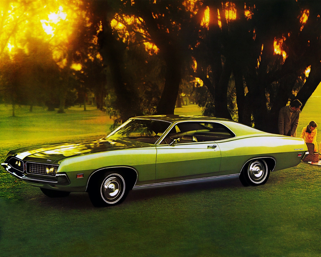 1971 Ford Torino 500 for 1280 x 1024 resolution