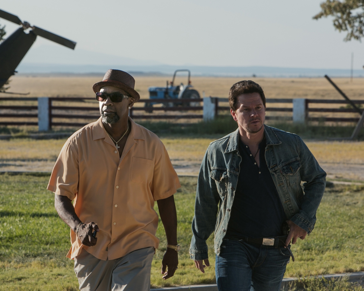 2 Guns Movie Characters for 1280 x 1024 resolution