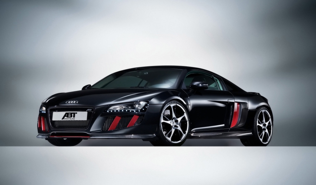 2008 Abt Audi R8 - Front Angle Lights for 1024 x 600 widescreen resolution