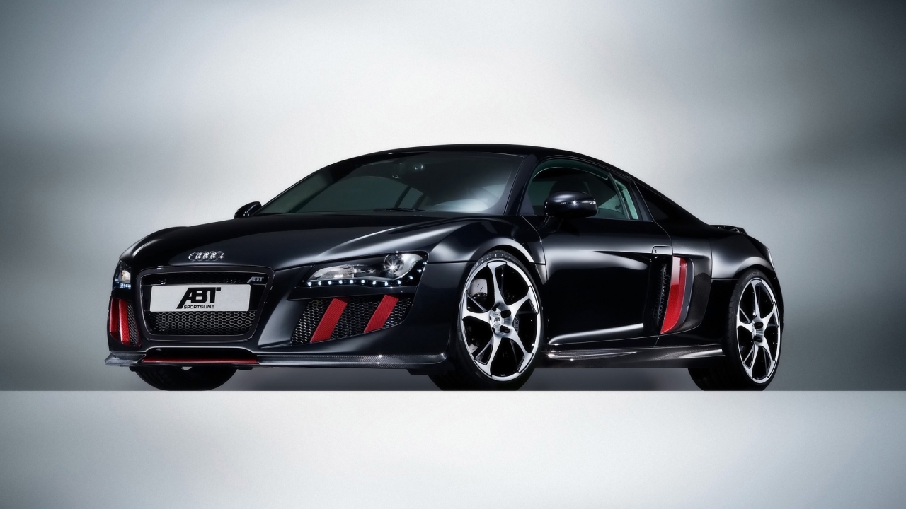 2008 Abt Audi R8 - Front Angle Lights for 1280 x 720 HDTV 720p resolution