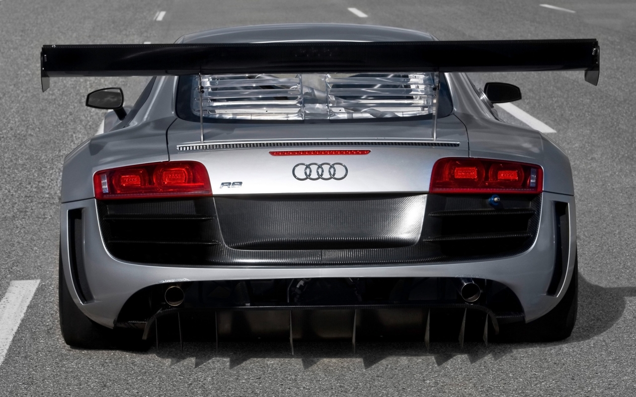 2009 Audi R8 GT3 - Rear for 1280 x 800 widescreen resolution