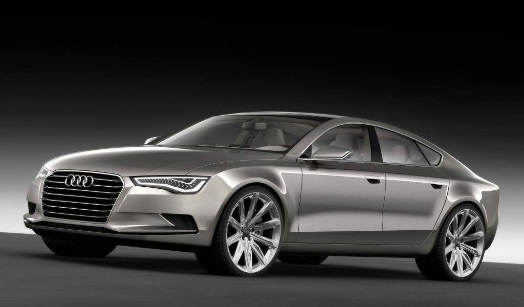 2009 Audi Sportback Concept - Front And Side for 1024 x 600 widescreen resolution