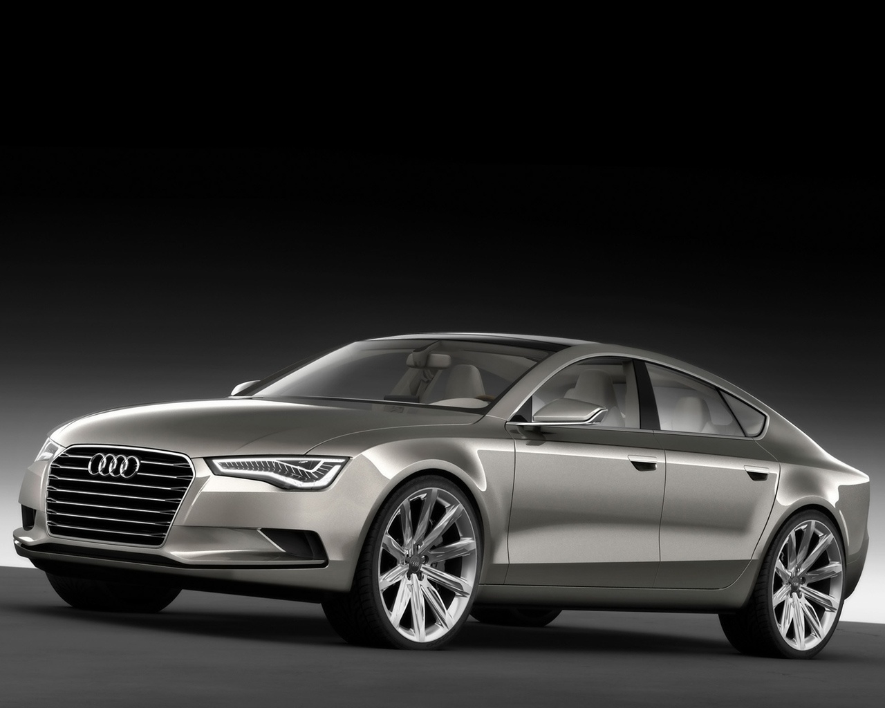 2009 Audi Sportback Concept - Front And Side for 1280 x 1024 resolution