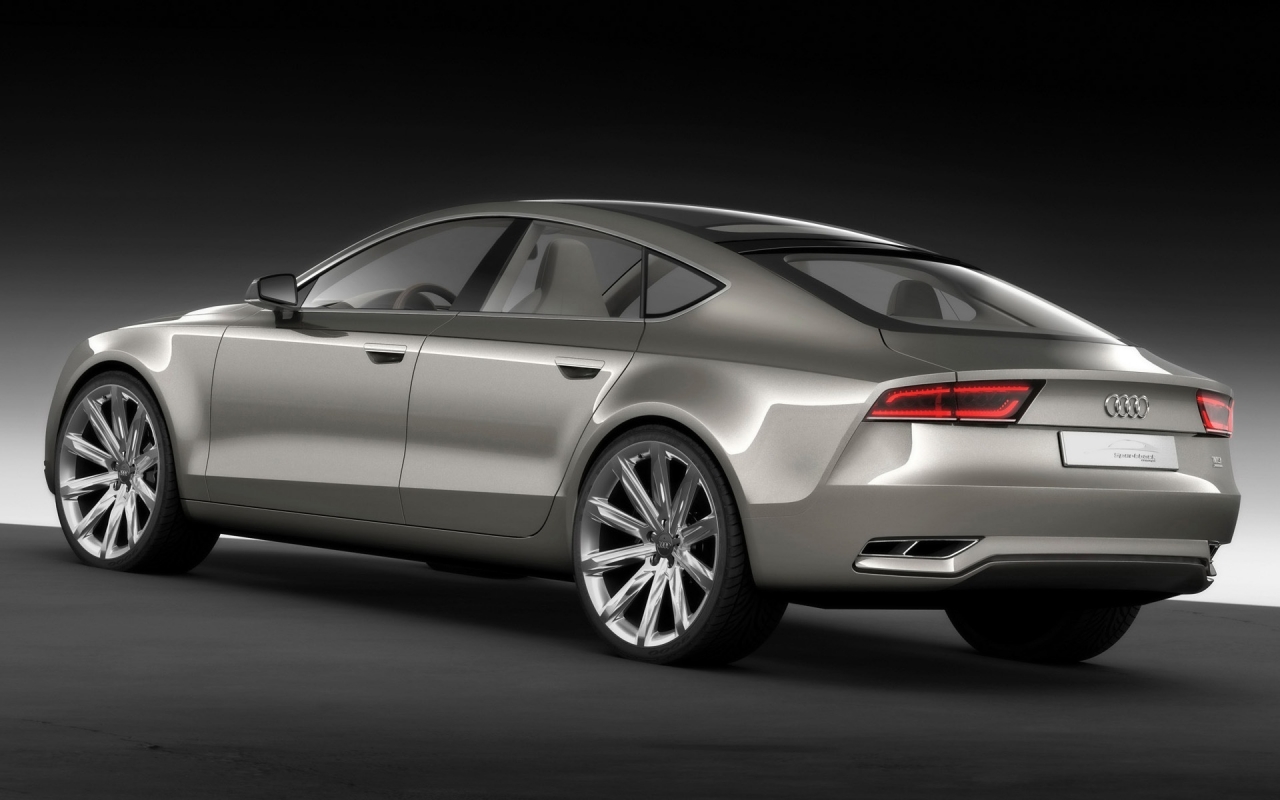 2009 Audi Sportback Concept  Rear And Side for 1280 x 800 widescreen resolution