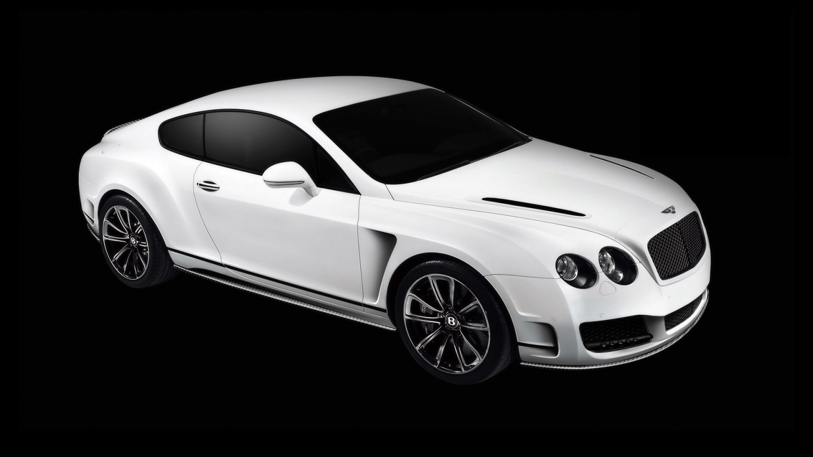 2010 Bentley Continental GT Bullet White for 1600 x 900 HDTV resolution