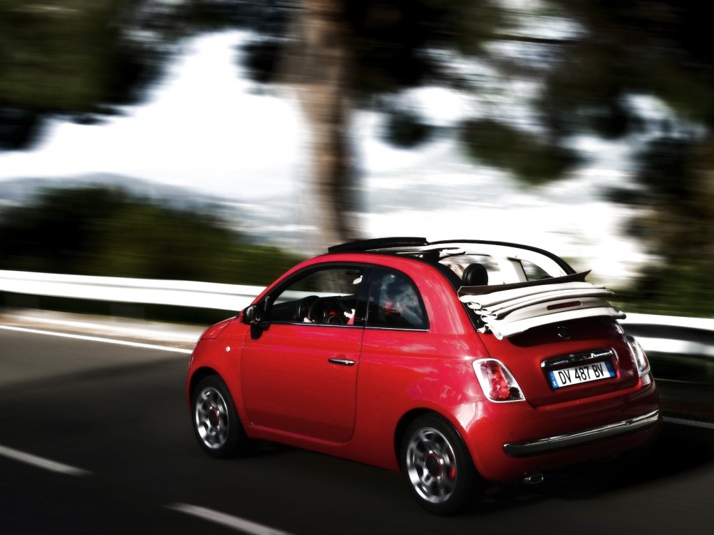 2010 Fiat 500C Speed for 1024 x 768 resolution