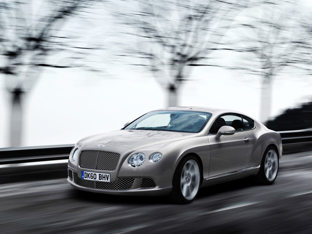 2011 Bentley Continental GT Grey for 1024 x 768 resolution
