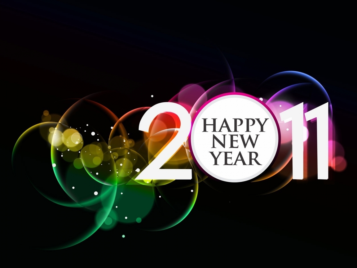 2011 Happy New Year for 1152 x 864 resolution