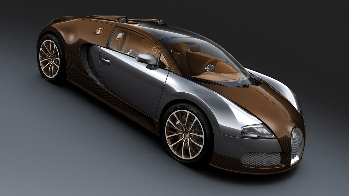 2012 Bugatti Veyron Bronce Carbon for 1366 x 768 HDTV resolution