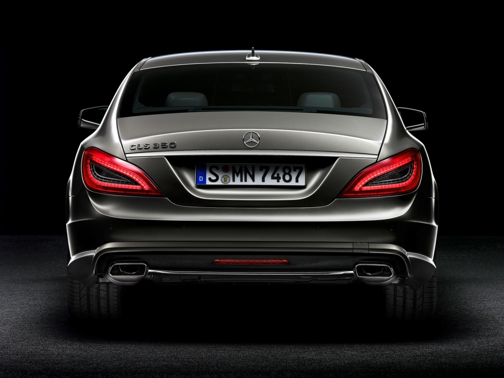 2012 Mercedes Benz CLS Rear for 1024 x 768 resolution