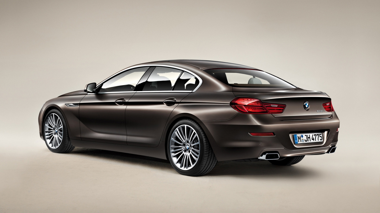 2013 BMW 6 Series Rear for 1280 x 720 HDTV 720p resolution