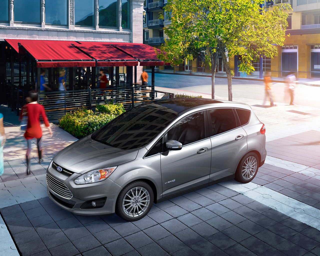 2013 Ford C Max Hybrid for 1280 x 1024 resolution