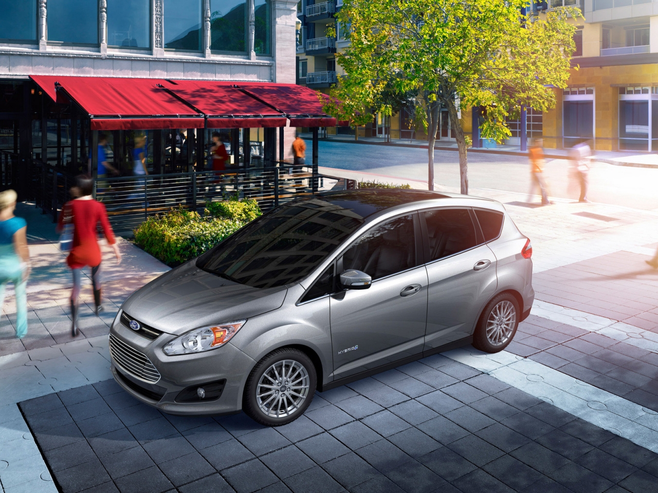 2013 Ford C Max Hybrid for 1280 x 960 resolution