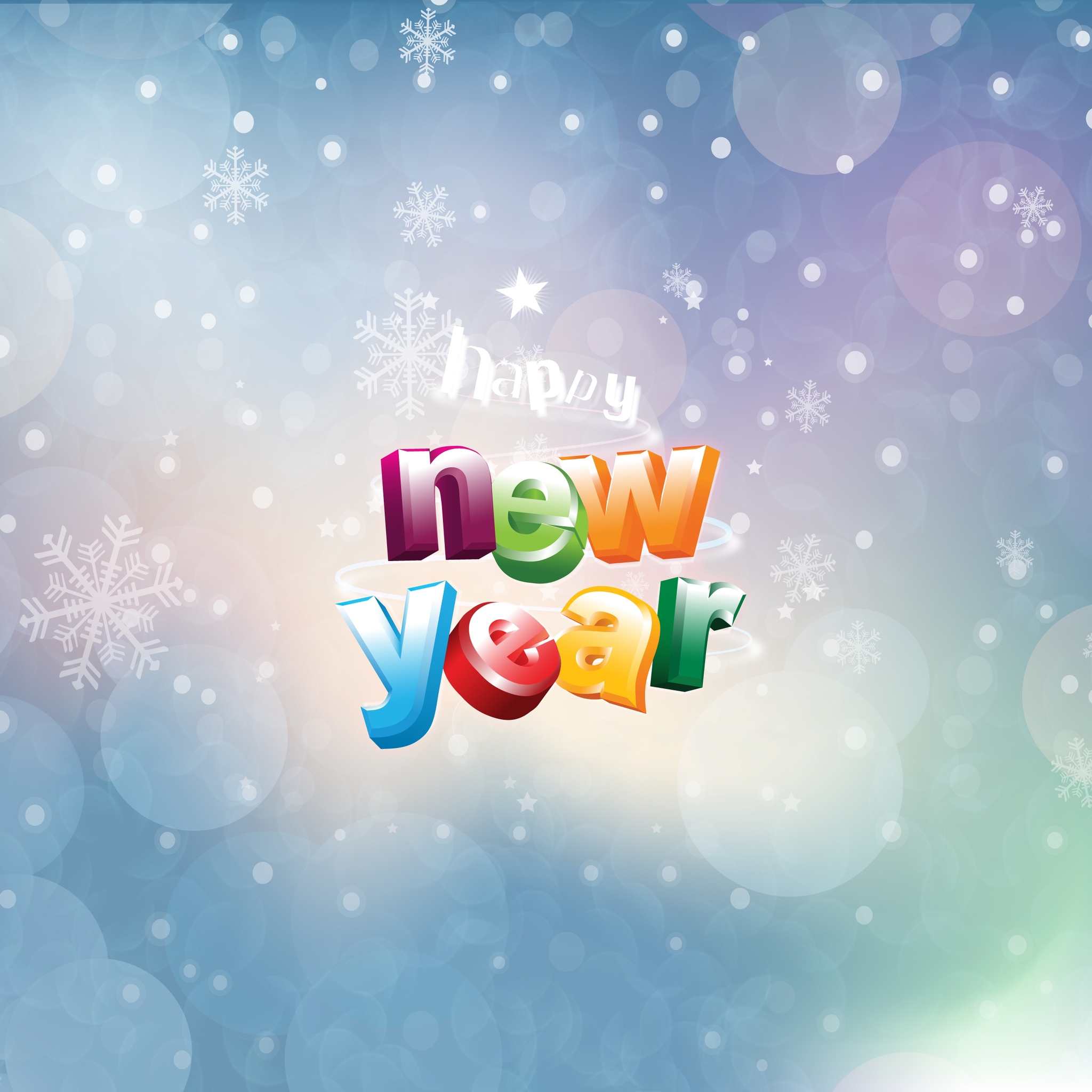2013 Happy New Year Everyone for 2048 x 2048 New iPad resolution