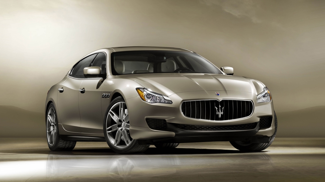 2013 Maserati Quattroporte Front for 1280 x 720 HDTV 720p resolution