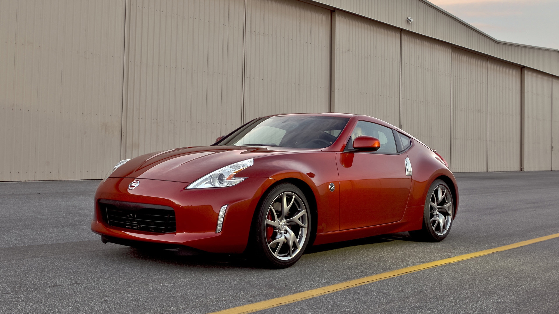 2013 Nissan 370Z Magma Red for 1920 x 1080 HDTV 1080p resolution
