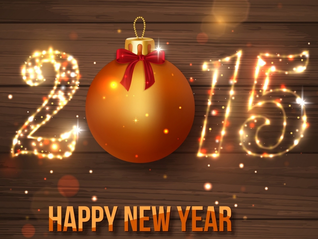 2015 Happy New Year for 1024 x 768 resolution