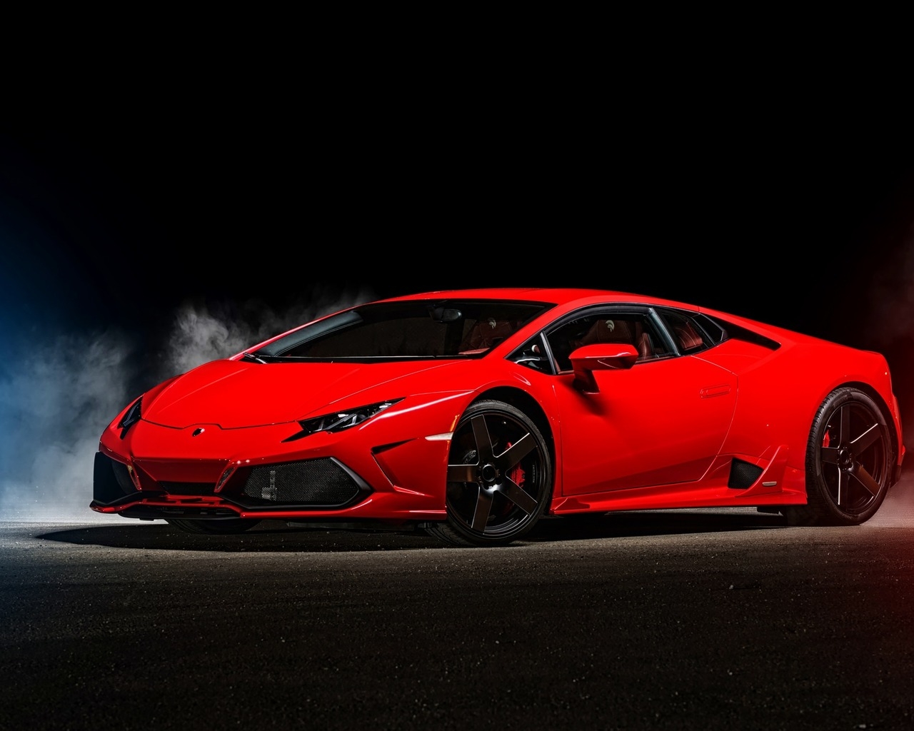 2015 Red Lamborghini Huracan for 1280 x 1024 resolution