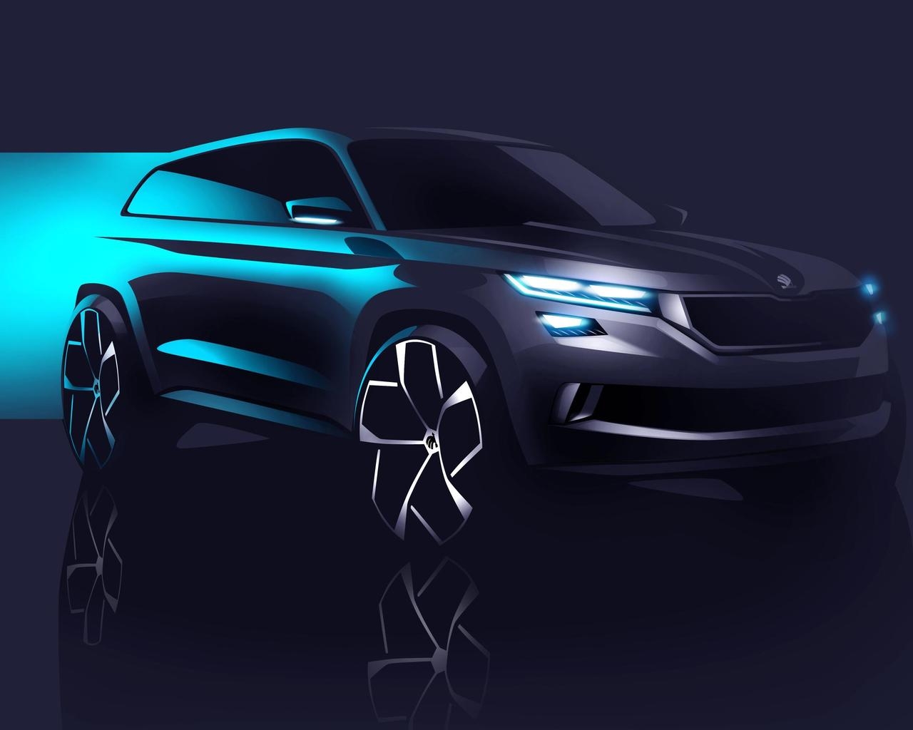 2016 Skoda Visions Concept for 1280 x 1024 resolution