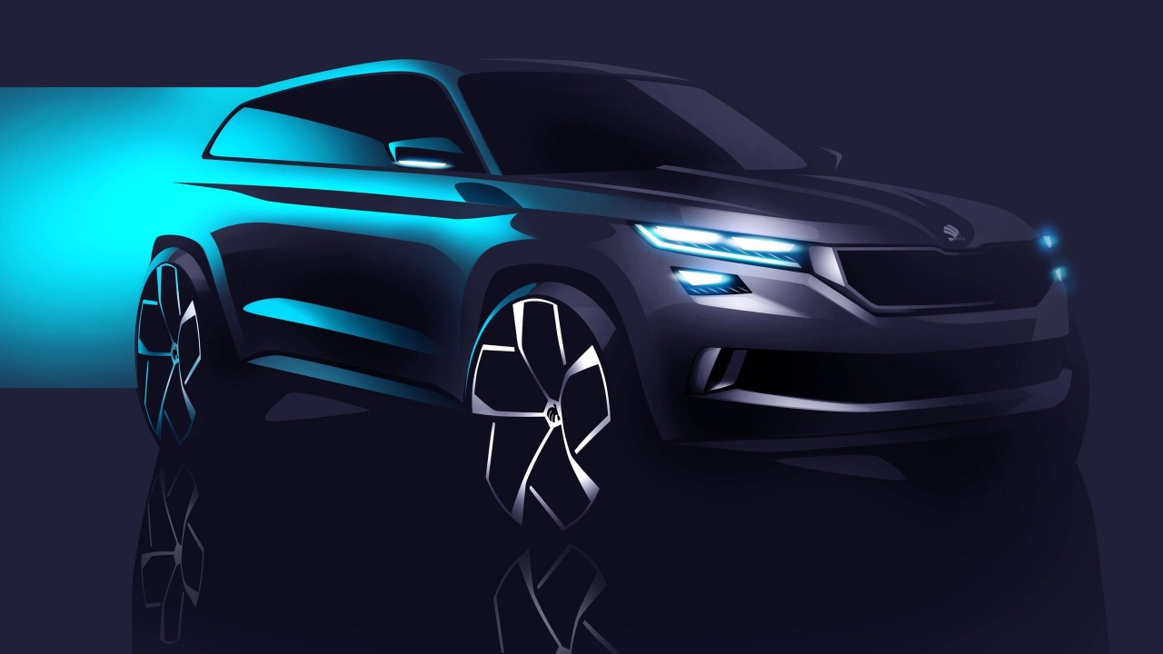 2016 Skoda Visions Concept for 1280 x 720 HDTV 720p resolution