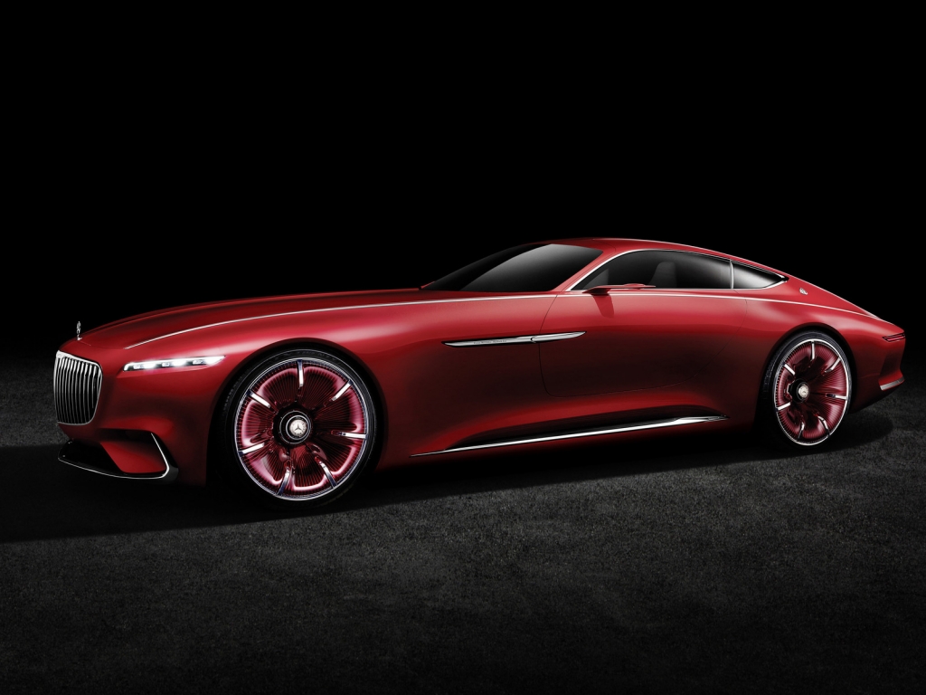 2016 Vision Mercedes Maybach 6 Side View for 1024 x 768 resolution