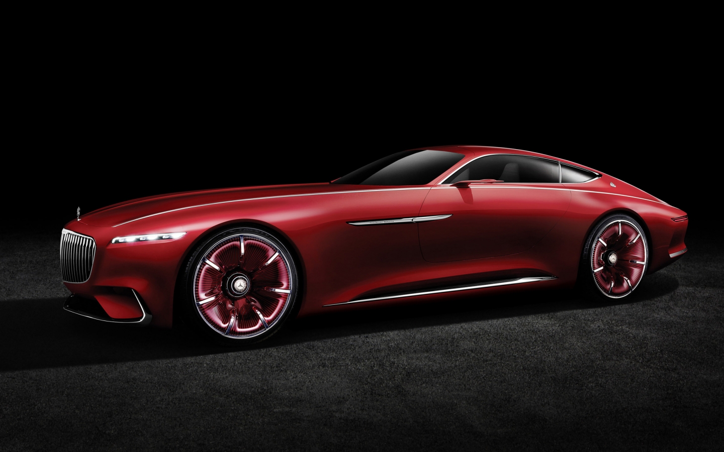 2016 Vision Mercedes Maybach 6 Side View for 1440 x 900 widescreen resolution