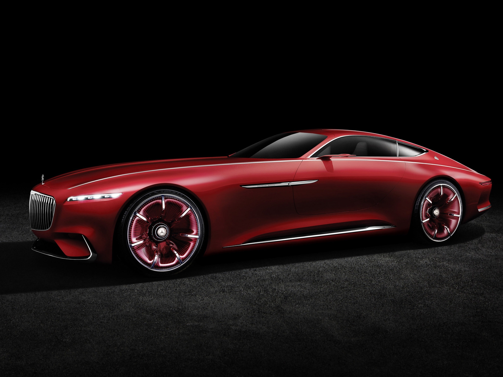 2016 Vision Mercedes Maybach 6 Side View for 1600 x 1200 resolution