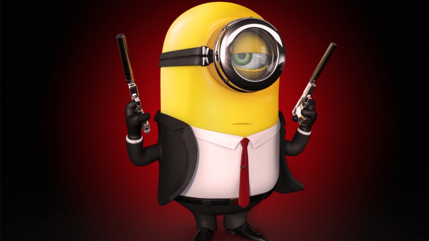 3D Despicable Me 2 for 1366 x 768 HDTV resolution