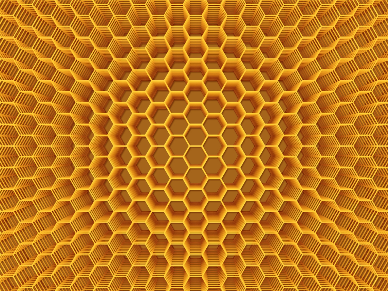 Abstract Honeycomb Structure for 1600 x 1200 resolution