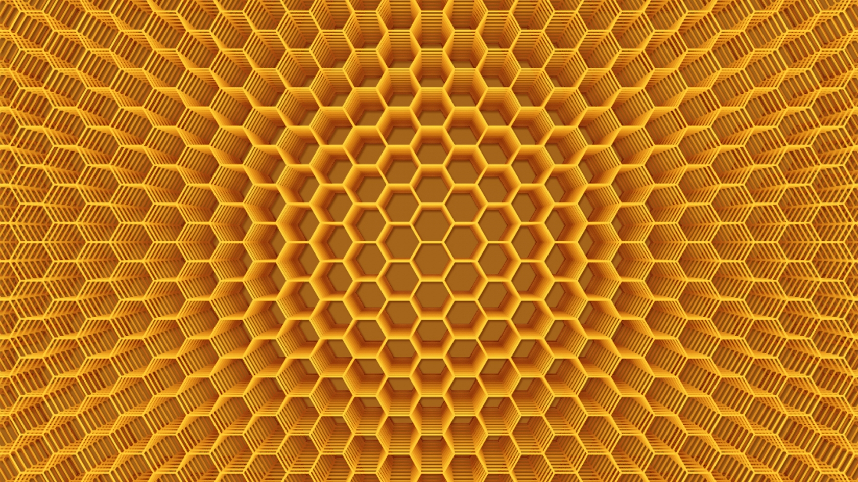 Abstract Honeycomb Structure for 1680 x 945 HDTV resolution