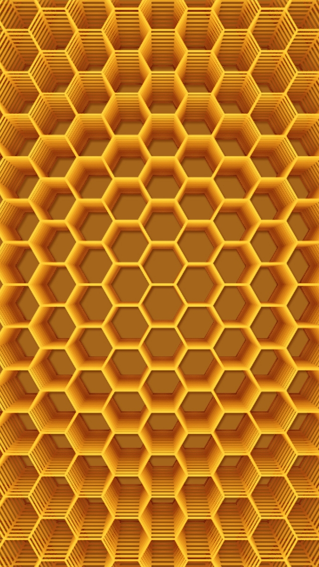 Abstract Honeycomb Structure for 640 x 1136 iPhone 5 resolution