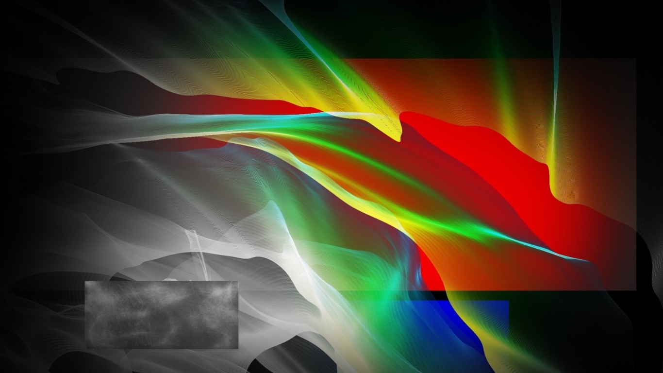 Abstract Shapes for 1366 x 768 HDTV resolution