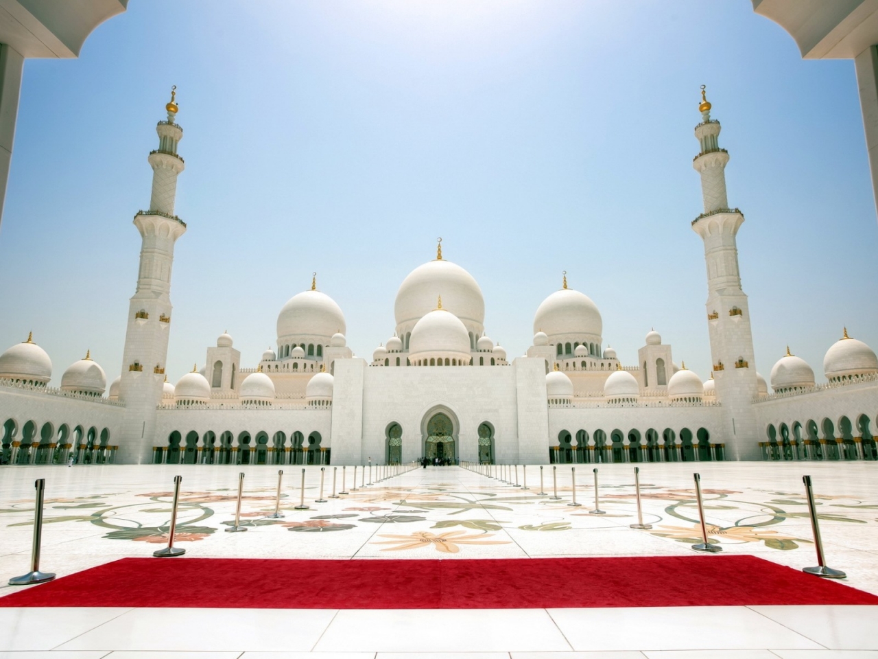 Abu Dhabi Sheikh Zayed Mosque for 1280 x 960 resolution