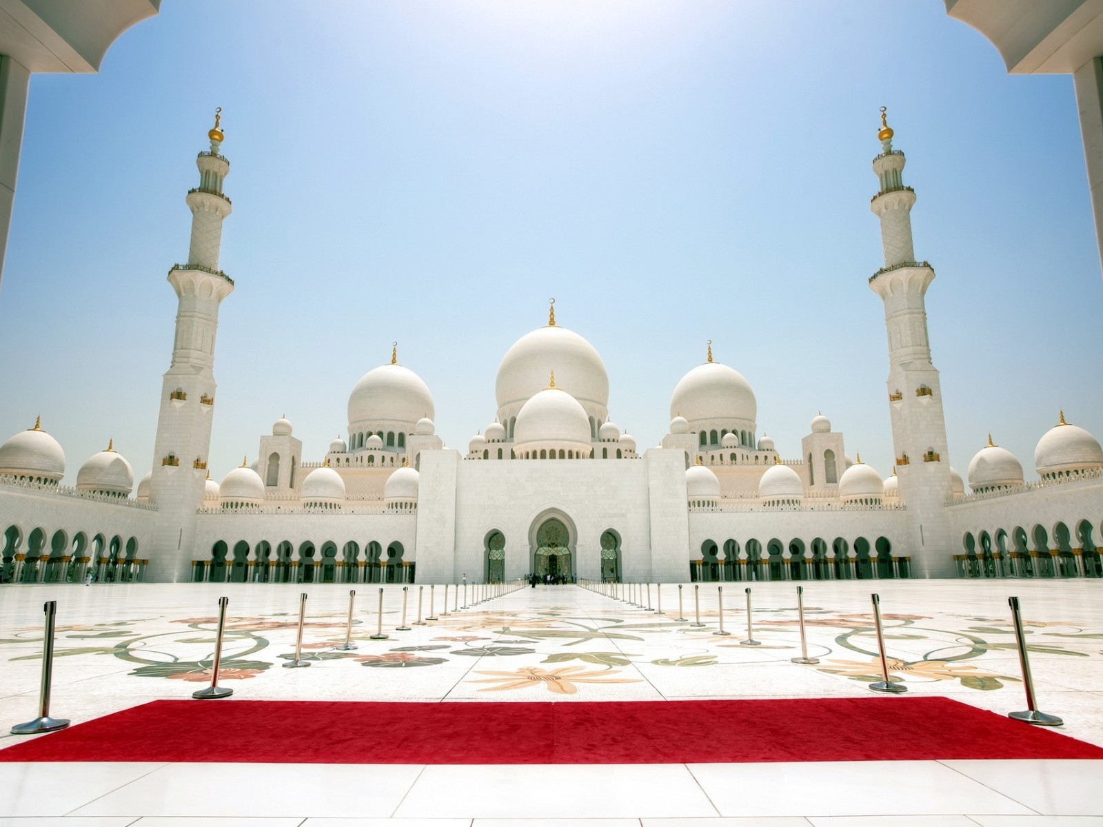 Abu Dhabi Sheikh Zayed Mosque for 1600 x 1200 resolution