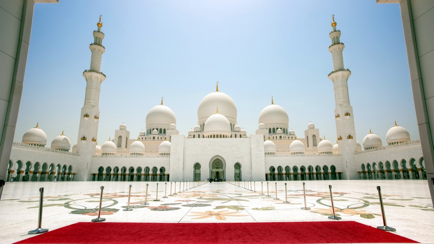 Abu Dhabi Sheikh Zayed Mosque for 1680 x 945 HDTV resolution