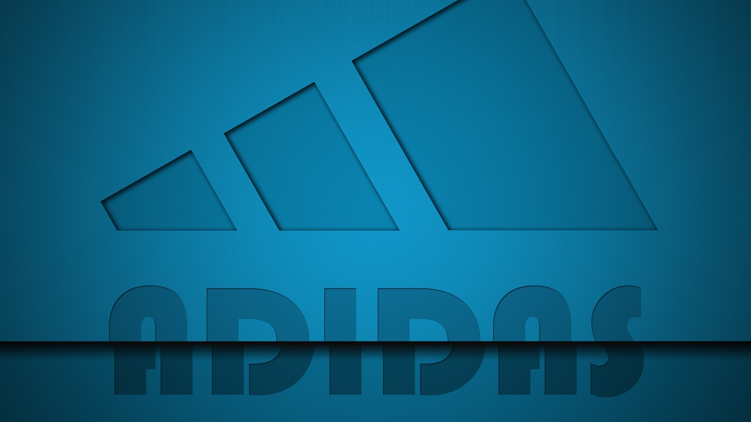 Adidas Blue Style for 2560x1440 HDTV resolution