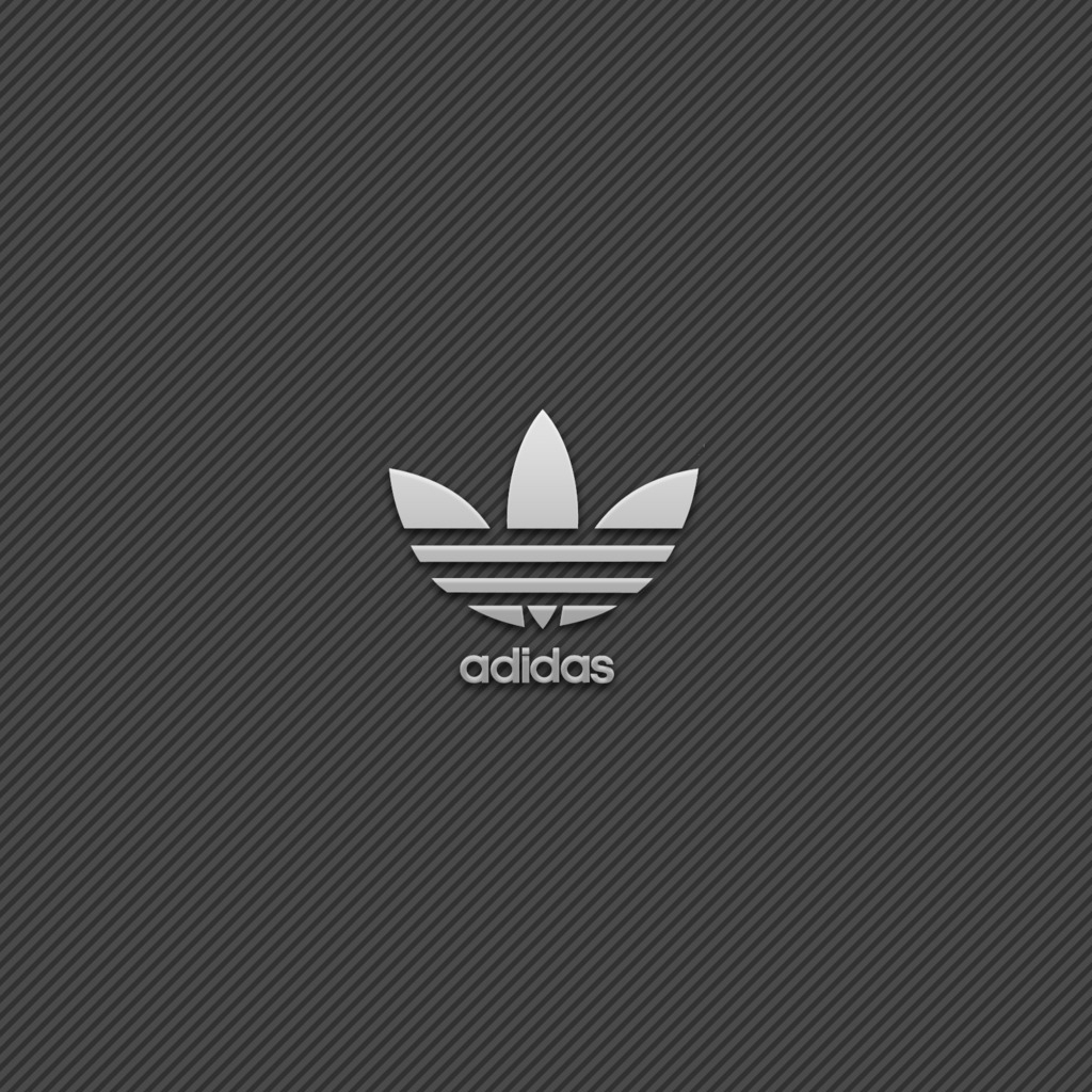 Adidas Simple Logo Background for 1024 x 1024 iPad resolution