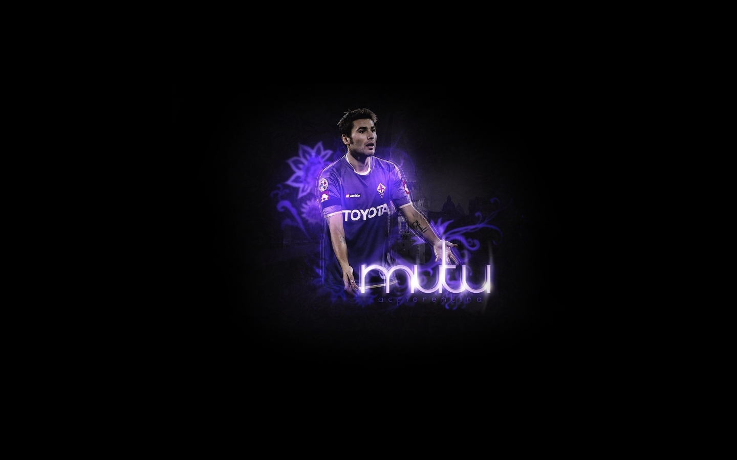 Adrian Mutu AC Fiorentina for 1440 x 900 widescreen resolution