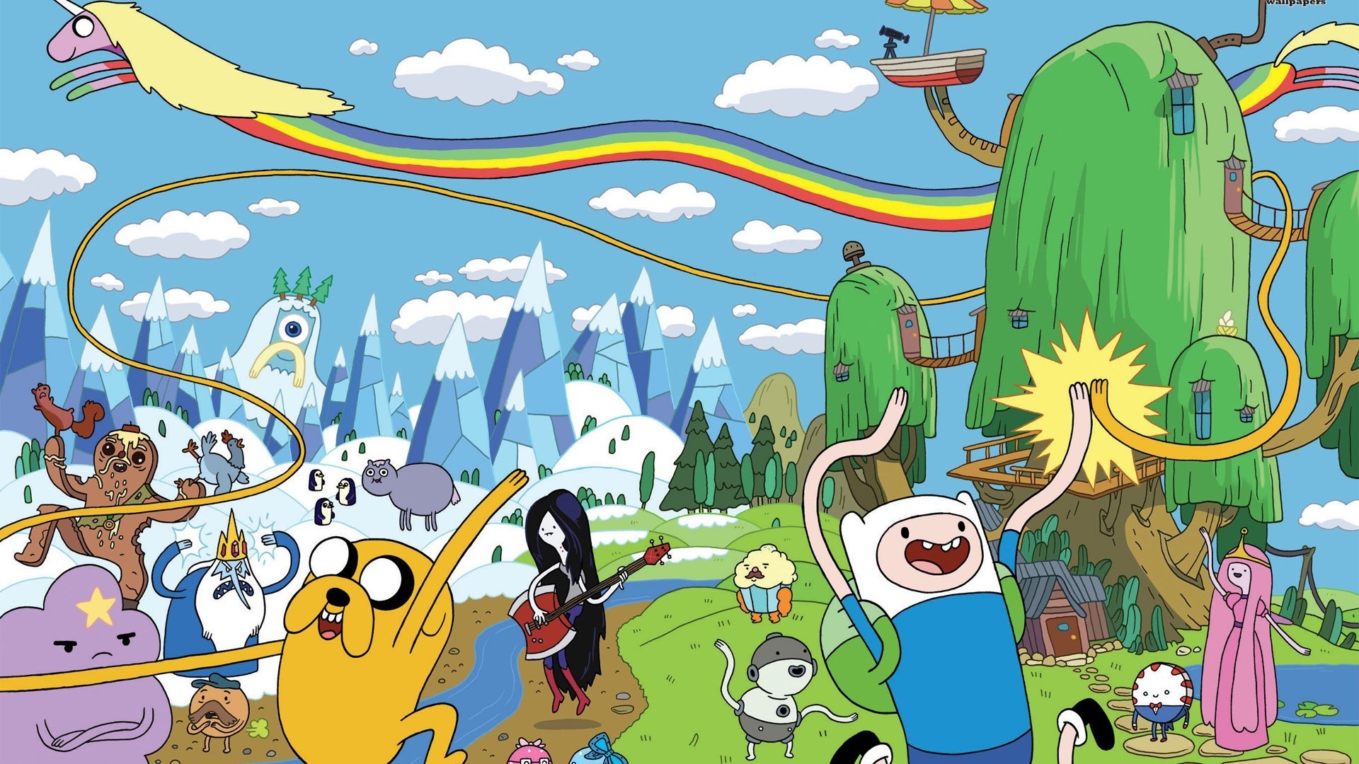 Adventure Time Poster for 1920 x 1080 HDTV 1080p resolution
