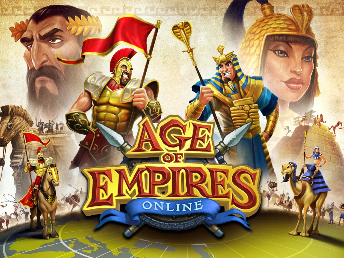 Age of Empires Online for 1152 x 864 resolution