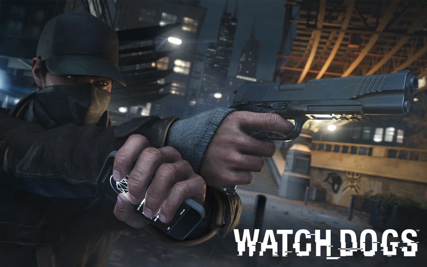 Aiden Pearce Watch Dogs for 1440 x 900 widescreen resolution
